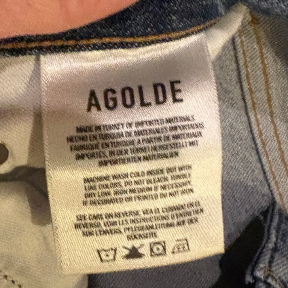 Agolde Riley Straight Leg Denim - Picture 9 of 10